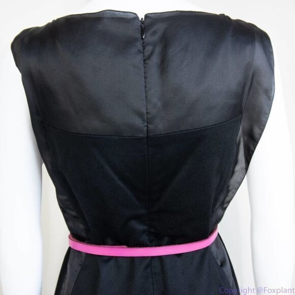 NEW Piazza Sempione Italian-made cashmere/silk black shift‎ dress, IT 40 - Picture 7 of 16